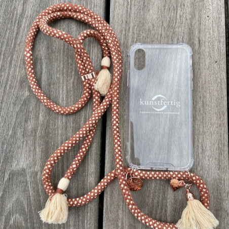 Handykordel mit Handyhülle Cinnamon